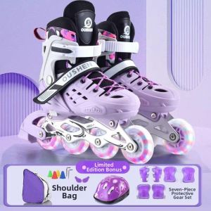 SHANNAIER | Adjustable Skating Shoes Set for Beginners
