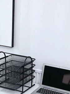 TIDY Office Supplies Metal File Organizer Holder Office Files Organizer Rack Multi-Layer Organizer Storage