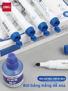DELI | Bút Dạ Nổ Đen cho Giáo Viên