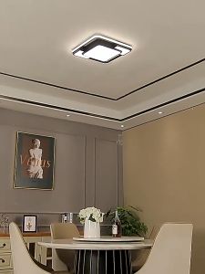 LED Ceiling Light For Bedroom Living Room & Dining Room Modern Elegant Tricolor Light Design Dimmable & Energy-Efficient