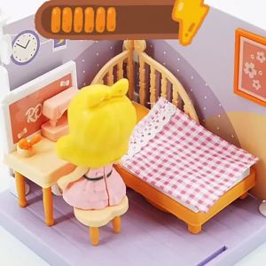 Dollhouse Parent-child Interactive Toys Funny Kids Creative 3D Puzzles Assembling Simulation Toy Cute Doll Room Children Gifts