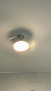 WELLMAX Ultra-quiet Ceiling Fan With Light For Kitchen Bedroom E27 Tricolor Led Ceiling Light With Invisible Fan Remote Control Stepless Dimming 100-240V Harmony Series