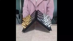 Bộ Cờ Vua Nam Châm Mạ Vàng Bạc Cao Cấp Cực Đẹp Size lớn Bàn Cờ Vua Mini Thi Đấu Quốc Tế