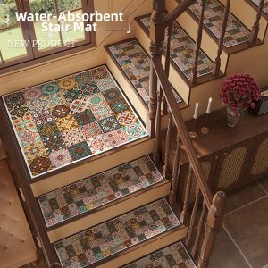 xy | Vintage Thick Anti-Slip Stair Tread Mat