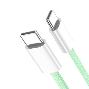 Cáp Sạc Nhanh PD 60W Type C To Type C 1M/2M/3M Chất Liệu Nylon Dệt Cho iPhone 15/15Pro Xiaomi Samsung Huawei MP3/Thiết Bị Thông Minh