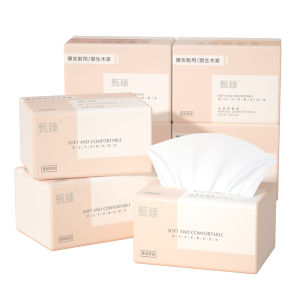 Affordable Large Size Tissue Paper Handkerchiefs Box of 60 Packs Household Hygienic Facial Tissues Restaurant Napkins Basic Model