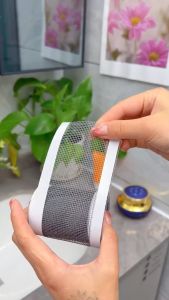 5~100m Cutable Shower Drain Hair Catcher Self-Adhesive Floor Drain Stickers Disposable Mesh Sink Strainer Filter For Bathroom