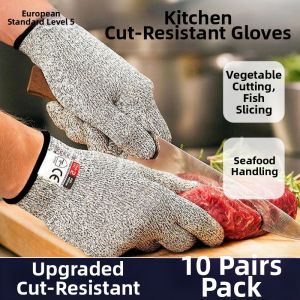 Cut-Resistant Kevlar Kitchen Work Gloves