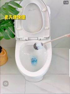 Pembersihan tandas mangkuk pembersih Wand boleh guna tandas 8 Toilet Wand Refills Heads Wipes for Cleaning Wall Mounted Toilet Wand Kit清洁壁挂式马桶棒套件