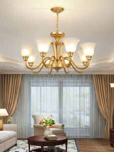 MINGRU | American Simple Luxury Antique Iron Chandelier