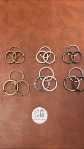 Khoen Móc Tròn Chất Thép Không Gỉ Màu Cổ Điển 3 Màu Phụ Kiện Làm Đồ Da Túi Xách Bóp Ví Thủ Công Handmade DIY