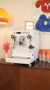 เครื่องชงกาแฟเอัตโนมัติ มีระบบดูดน้ำจากภายนอกเครื่อง1.5บาร์ รุ่นZB-K6 เครื่องชงกาแฟภายในบ้าน