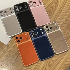 Luxury Frosted Fiber Shockproof Phone Case For iPhone 17 16 PM 15 14 13 Pro Max 17e Instantly Turn 17Pro Full Bumper Matte Cover