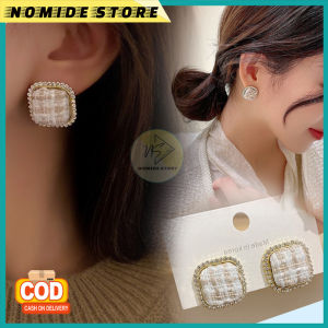 ANTING KOREA WANITA RETRO TITANIUM DIAMOND ELEGANT ANTING TUSUK GIWANG AKSESORIS FASHION ANT61