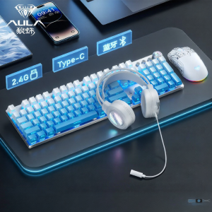 AULA | Wired Silent Side-lit Mechanical Keyboard