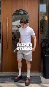 (Combo 2 Quần Short Kaki) Trơn Basic TEEHUB Bản Nâng Cấp đường may