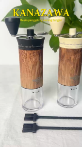KANAZAWA Portable Manual Coffee Bean Grinder Adjustable Coarseness Hand Coffee Mill