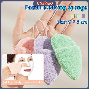 Soft Facial Sponge Cleansing Pad Body Washing Sponge Puff Style Exfoliating Pads Skin Care Tool 4 Colors