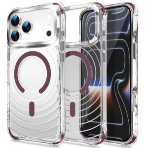 New Luxury Clear Transparent Case For Samsung Galaxy S26 S25 S24 Ultra Plus + 5G Phone Shell Magnetic Wireless Charge Shockproof Clear Hard Cover