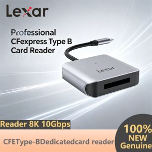 Lexar | Lexar 510U CFexpress Type B Card Reader USB 3.2 Gen 2 10Gbps Type-C 8K High-Speed CFE Memory Card Reader Adapter