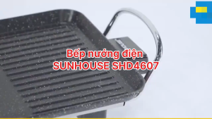 Bếp nướng điện KHÔNG KHÓI SUNHOUSE SHD4607 chống dính 2 lớp dễ vệ sinh - Bảo hành 1 năm