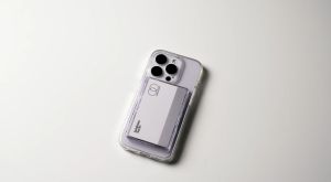 elago Clear Magnetic Card Holder Compatible with MagSafe