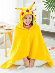 Modern Minimalist Cartoon Lazy Afternoon Nap Blanket Student Shoulder Shawl Office Air Conditioner Cover Legs Warm Fleece Throw
