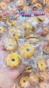 Bánh Quy Hoa Mai Nhân Khóm 1KG Thái Lan Vfoods HÀNG CHÍNH HÃNG DING DING FOOD