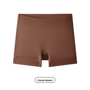 Miiow | Womens Safety Pants Short Skirts Ice Silk No Curling Edge High Waist Briefs Underwear Bottoming Shorts Anti-Glare Cooling