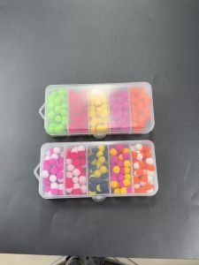 Two-Tone Floating Pop Up Foam Boilie Beads Buoyant Carp Fishing Lures Cylinder Bait For Freshwater Zig Rig Bottom Fishing