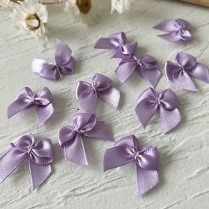 1cm Mini Hand Punch Ribbon Bowknot DIY Doll Clothes Small Decorative Flowers Finished Product Lolita Material Cartoon Backpack Support Fan