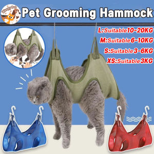 Pet Cat Grooming Nail Cutting Anti Scratch Bite Fixed Bag Bath Trimming  for Pet Hanging Hammock