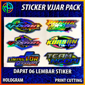 Stiker Hologram Vixion Cutting Print: Modifikasi Yamaha