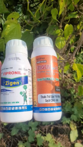 [TRUNG THIEN THINH] (nhãn FIPRONIL hoặc nhãn A3) Trừ sâu rầy ZIGEN 15SC chai 450ml diệt sâu vẽ bùa sâu cuốn lá rầy rệp nhện đỏ mát cây xanh lá