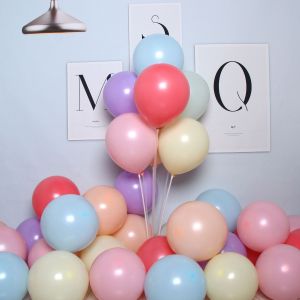 YHOME Balon latex macaron 100 PCS / balon latex warna paste (isi 100) / balon ulang tahun / Balon Pesta Ulang Tahun 100 pcs Y241