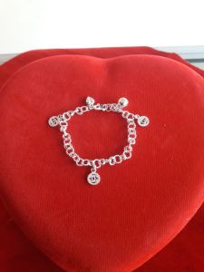 Gelang Anak Motif Channel Perak Asli