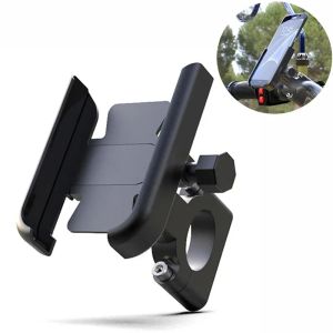 Giá Đỡ Điện Thoại Xe Máy Bằng Nhôm Chắc Chắn Có Thể Điều Chỉnh Chống Rung Đa Năng Dùng Cho Xe Đạp GPS Gắn Tay Lái