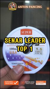 Promo Senar Pancing Leader Top 1 100M 0.16-0.50m Kuat Tahan Kriting Cepat Tenggelam Dan Murah untuk segala medan
