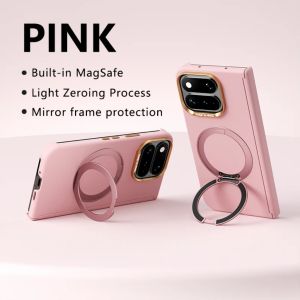 360 Rotating Magnetic Ring Holder Stand Hinge Protection Phone Case for Google Pixel 11 Pro Fold for Magsafe Shockproof Cover