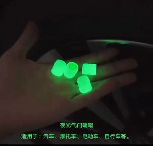YiGo柔佛现货🔥(夜光轮胎气嘴帽) 汽车气门嘴帽摩托电动车真空胎气嘴发光气门芯盖套  轮胎充气盖  tire inflation cap tire valve cap