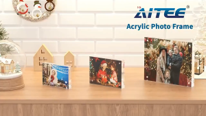 [SG STOCK]Magnetic Clear Acrylic Photo Frame thickened 4R/6R/8R thickness 10+10MM Picture Holder Decorations
