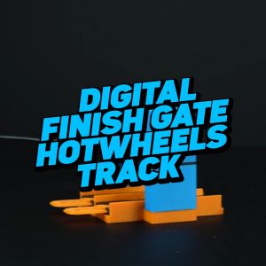 Digital Finish Gate Hotwheels Diecast Track 3D Printed
