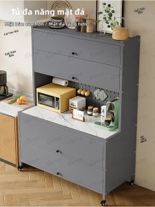 CAIYUNJIA | Kitchen Storage Cabinet Carbon Steel Multipurpose Holes Board