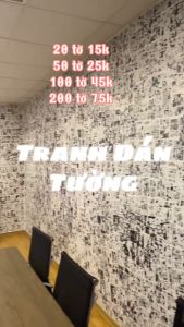 100 Tờ Tranh dán tường poster anime decor góc học tập làm việc