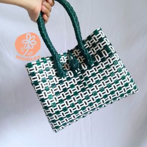 TAS ANYAMAN JALI PREMIUM PETTY SIZE S TAS WANITA BAHAN PLASTIK LENTUR