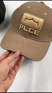 POLICE Topi Pria 2752220029 - Bahan Denim Berkualitas, Desain Trendy dengan Bordir Logo dan Eyelets (Adjustable Metal Strap)