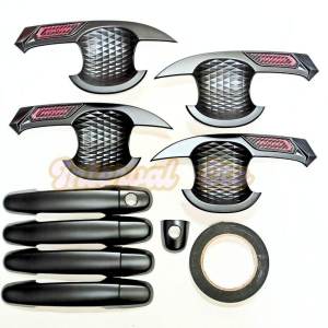 Paket Outer Handle Pegangan Pintu Mobil Fortuner 2005-2015 Hitam