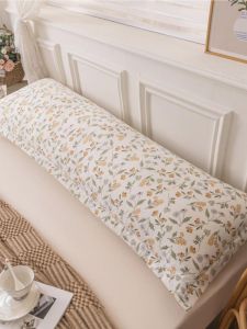 XINGQING | Double Use Extra Long Pillowcase Water Washed Cotton Floral