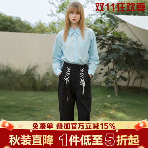 Quần Dài Ống Đứng Cạp Cao Thon Gọn Quần Dài Thường Ngày Quần Dài Ống Rộng Quần Dài Thoải Mái Quần Dài Mùa Thu