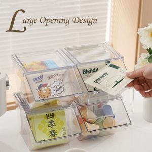 Clear Fliptop Lid Desktop Bin: A Multi-Use Storage Solution